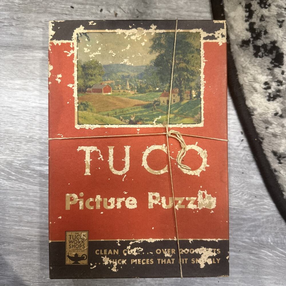Vintage TUCO Deluxe Picture Puzzle Complete